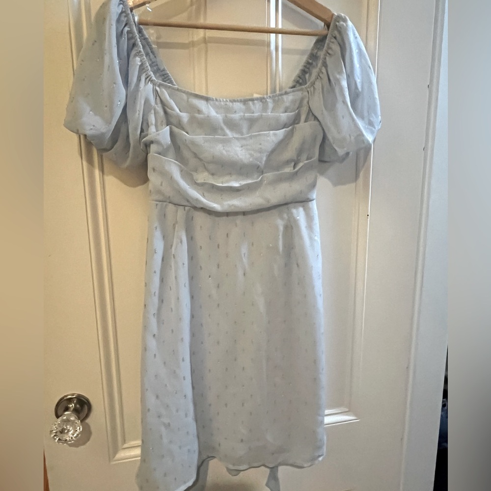 Baby blue Altar’d State mini dress - size L